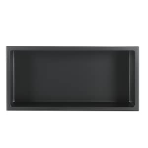 Niche de douche noire 12 po x 24 po TASSILI SUPRA