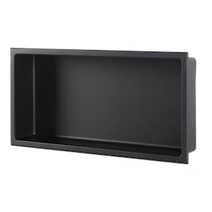 Niche de douche noire 12 po x 24 po TASSILI SUPRA