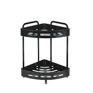 TASSILI SUPRA Aluminum Shower Corner Shelf Black