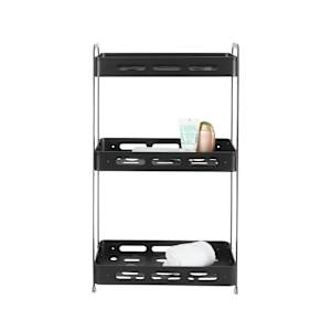 TASSILI SUPRA Aluminum Shower Shelf Black