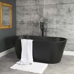 Baignoire autoportante Fundy drain central 60 po x 31 po TASSILI SUPRA