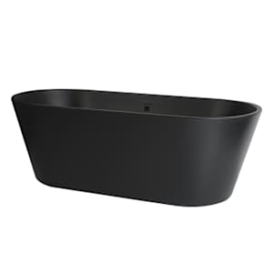 Baignoire autoportante Fundy drain central 66 15/16 po x 30 11/16 po TASSILI SUPRA