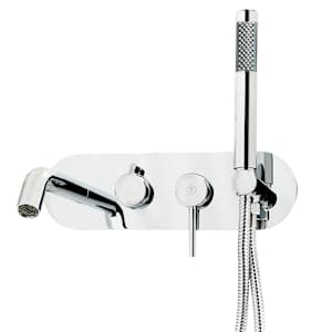 TASSILI SUPRA Mirco 1-Handle with Hand Shower Bathtub Faucet Chrome