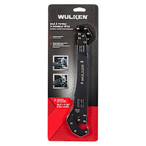 Clé à tuyau à double tête 12 po WULKEN