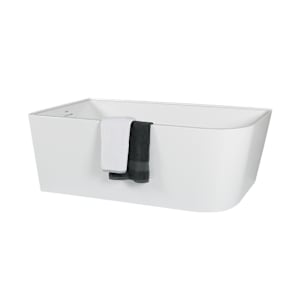 Baignoire en coin Hudson drain à gauche 59 po x 27 3/4 po TASSILI SUPRA