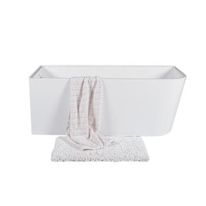 Baignoire en coin Hudson drain à gauche 59 po x 27 3/4 po TASSILI SUPRA