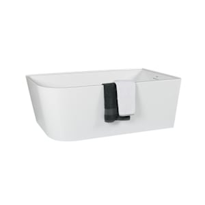 Baignoire en coin Hudson drain à droite 59 po x 27 3/4 po TASSILI SUPRA