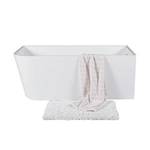Baignoire en coin Hudson drain à droite 59 po x 27 3/4 po TASSILI SUPRA
