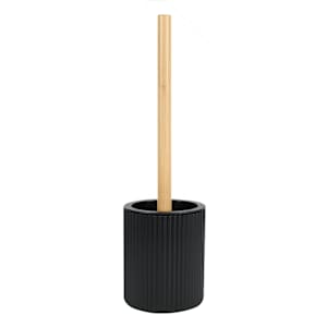 TASSILI Toilet Brush with Black Plastic Holder