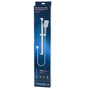 TASSILI SUPRA 3-Spray Slide Bar Hand Shower Chrome
