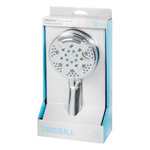 TASSILI 9-Spray Hand Shower Chrome