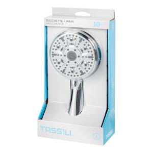 TASSILI 10-Spray Hand Shower Chrome