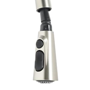 Robinet de cuisine à douchette rétractable 1 poignée Mikah Moen acier inoxydable