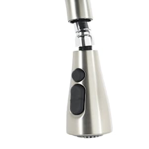Robinet de cuisine à douchette rétractable 1 poignée Leesi Moen acier inoxydable