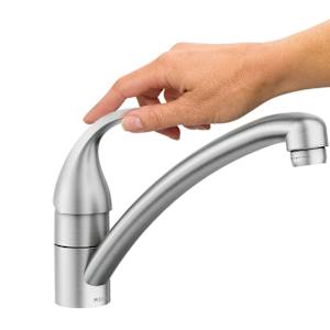 Robinet de cuisine 1 poignée Adler Moen acier inoxydable