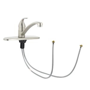 Robinet de cuisine 1 poignée Adler Moen acier inoxydable