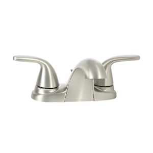 Robinet de lavabo 2 poignées Adler Moen nickel brossé