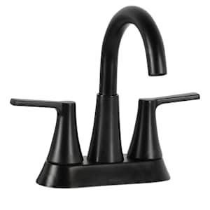 Robinet de lavabo 2 poignées Mikah Moen noir