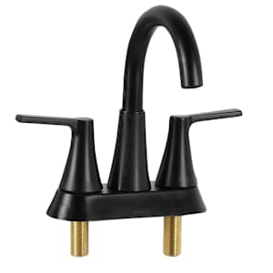 Robinet de lavabo 2 poignées Mikah Moen noir