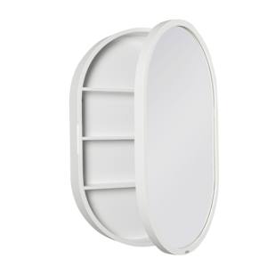 Pharmacie Mirella blanche avec miroir 23 5/8 po x 35 7/16 po TASSILI SUPRA
