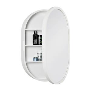 Pharmacie Mirella blanche avec miroir 23 5/8 po x 35 7/16 po TASSILI SUPRA