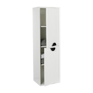Armoire de rangement Mirella blanche 13 3/4 po TASSILI SUPRA