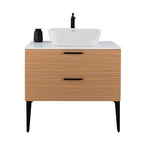 Meuble Federica fini chêne et blanc 31 1/2 po TASSILI SUPRA