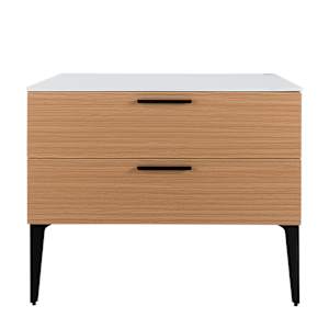 Meuble Federica fini chêne et blanc 39 3/8 po TASSILI SUPRA