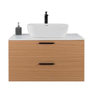 Meuble Federica fini chêne et blanc 39 3/8 po TASSILI SUPRA