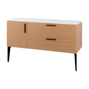 Meuble Federica fini chêne et blanc 47 1/4 po TASSILI SUPRA