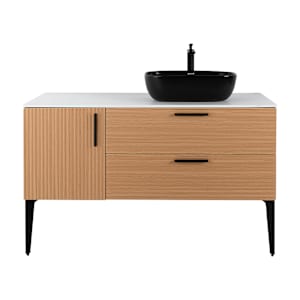Meuble Federica fini chêne et blanc 47 1/4 po TASSILI SUPRA