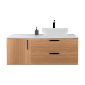 Meuble Federica fini chêne et blanc 47 1/4 po TASSILI SUPRA