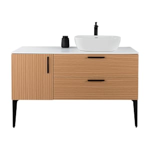 Meuble Federica fini chêne et blanc 47 1/4 po TASSILI SUPRA