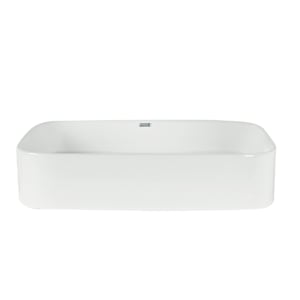 Vasque rectangulaire en porcelaine blanche Maria 22 1/16 po x 15 3/8  po TASSILI SUPRA