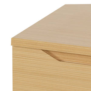 TASSILI Debora 3-Drawer Cabinet Oak Finish 11 13/16 in.