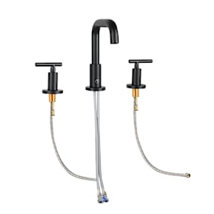 Robinet de lavabo 2 poignées Giulio noir TASSILI SUPRA