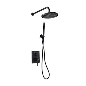 Robinet de douche avec douchette 1 poignée Lavo noir TASSILI SUPRA