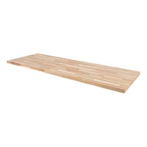 Comptoir en acacia naturel jointé 25 1/2 po x 72 po