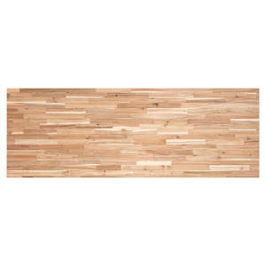 Comptoir en acacia naturel jointé 25 1/2 po x 72 po