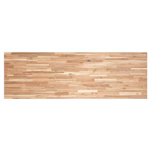 Comptoir en acacia naturel jointé 25 1/2 po x 96 po