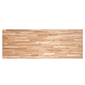 Dessus d'ilot en acacia naturel jointé 39 po x 74 po