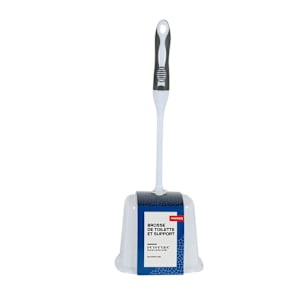 Toilet Brush with Polypropylene Holder White and Grey