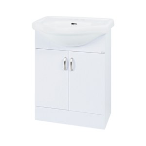 Meuble-lavabo Maïa blanc 23 5/8 po TASSILI