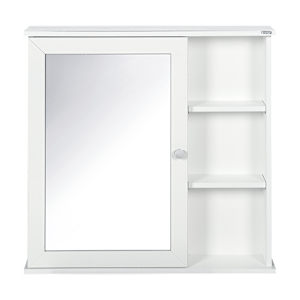 TASSILI Maïa Medicine Cabinet White with Mirror 29 1/2 in. x 29 1/2 in.