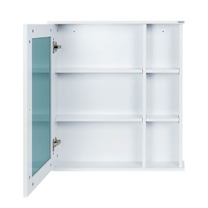 TASSILI Maïa Medicine Cabinet White with Mirror 29 1/2 in. x 29 1/2 in.