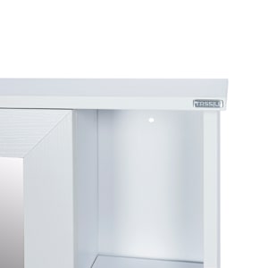 TASSILI Maïa Medicine Cabinet White with Mirror 29 1/2 in. x 29 1/2 in.