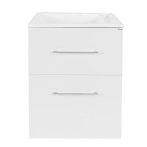 TASSILI SUPRA Emie Laundry Vanity White 24 7/16 in.