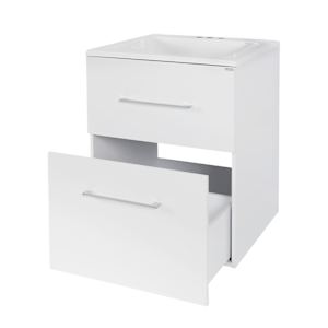 TASSILI SUPRA Emie Laundry Vanity White 24 7/16 in.