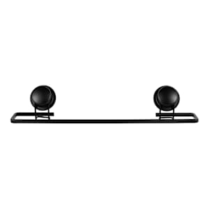 Suction Cup Towel Bar Black 18 in.