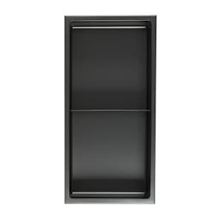 Niche de douche noire 12 po x 24 po TASSILI SUPRA